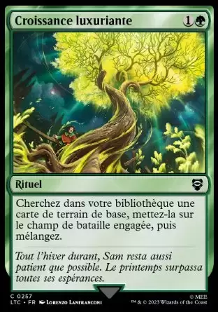 Lord of the Rings : Commander Decks - Croissance luxuriante