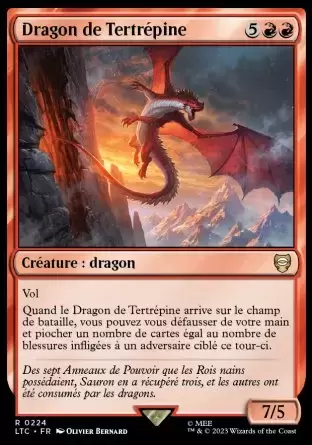 Lord of the Rings : Commander Decks - Dragon de Tertrépine