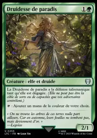 Lord of the Rings : Commander Decks - Druidesse de paradis