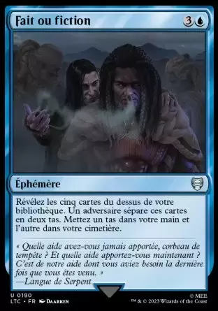Lord of the Rings : Commander Decks - Fait ou fiction
