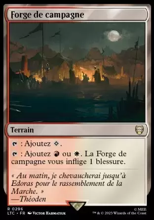 Lord of the Rings : Commander Decks - Forge de campagne