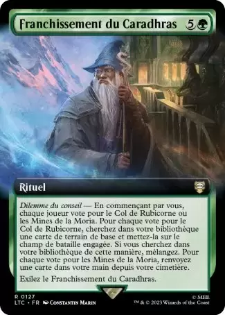Lord of the Rings : Commander Decks - Franchissement du Caradhras