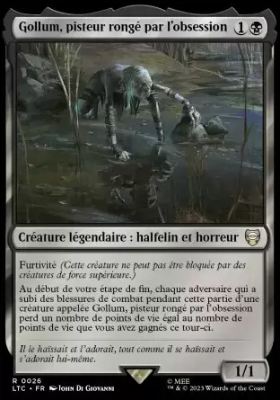 Lord of the Rings : Commander Decks - Gollum, pisteur rongé par l\'obsession