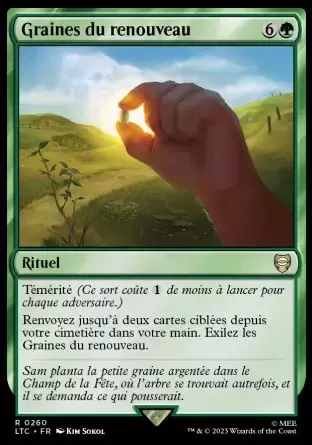 Lord of the Rings : Commander Decks - Graines du renouveau