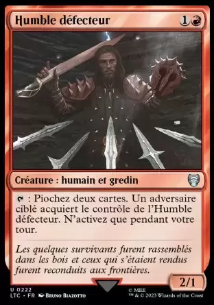 Lord of the Rings : Commander Decks - Humble défecteur
