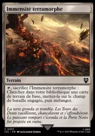 Lord of the Rings : Commander Decks - Immensité terramorphe