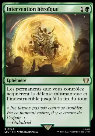 Lord of the Rings : Commander Decks - Intervention héroïque