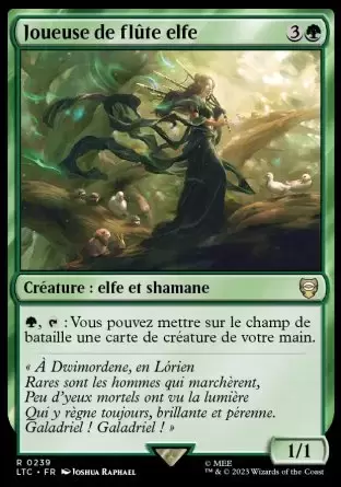 Lord of the Rings : Commander Decks - Joueuse de flûte elfe