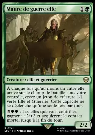Lord of the Rings : Commander Decks - Maître de guerre elfe