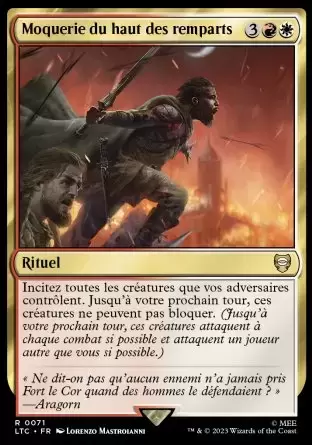 Lord of the Rings : Commander Decks - Moquerie du haut des remparts