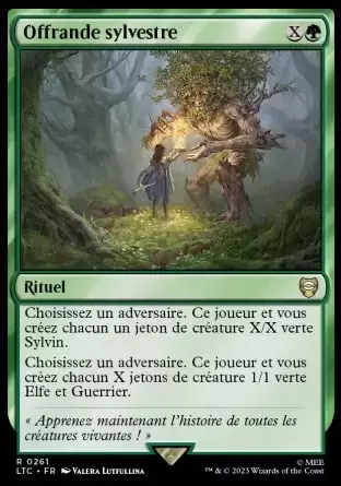 Lord of the Rings : Commander Decks - Offrande sylvestre