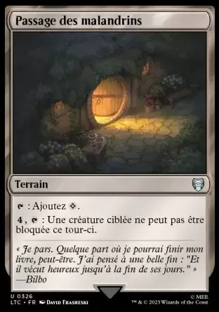 Lord of the Rings : Commander Decks - Passage des malandrins