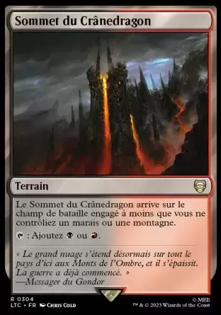 Lord of the Rings : Commander Decks - Sommet du Crânedragon