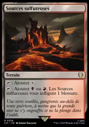 Lord of the Rings : Commander Decks - Sources sulfureuses