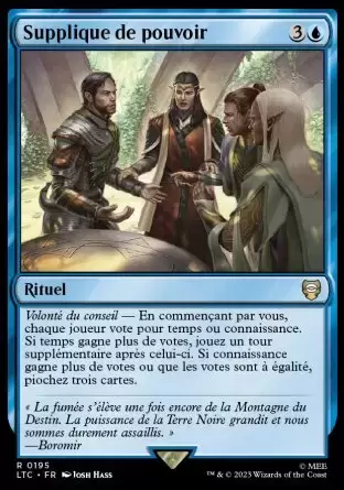 Lord of the Rings : Commander Decks - Supplique de pouvoir