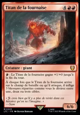 Lord of the Rings : Commander Decks - Titan de la fournaise