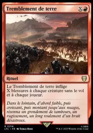 Lord of the Rings : Commander Decks - Tremblement de terre