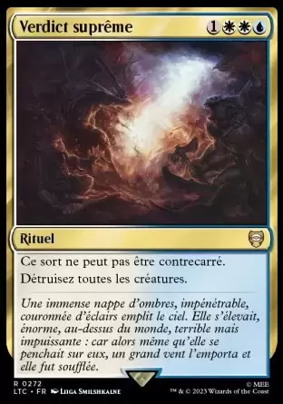 Lord of the Rings : Commander Decks - Verdict suprême
