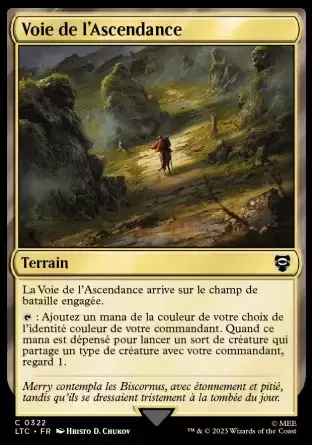 Lord of the Rings : Commander Decks - Voie de l\'Ascendance