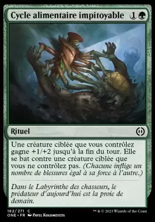 Tous Phyrexians - Cycle alimentaire impitoyable
