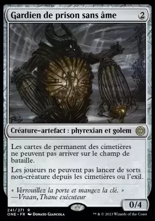 Tous Phyrexians - Gardien de prison sans âme