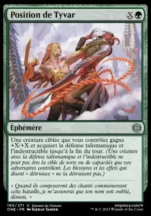 Tous Phyrexians - Position de Tyvar