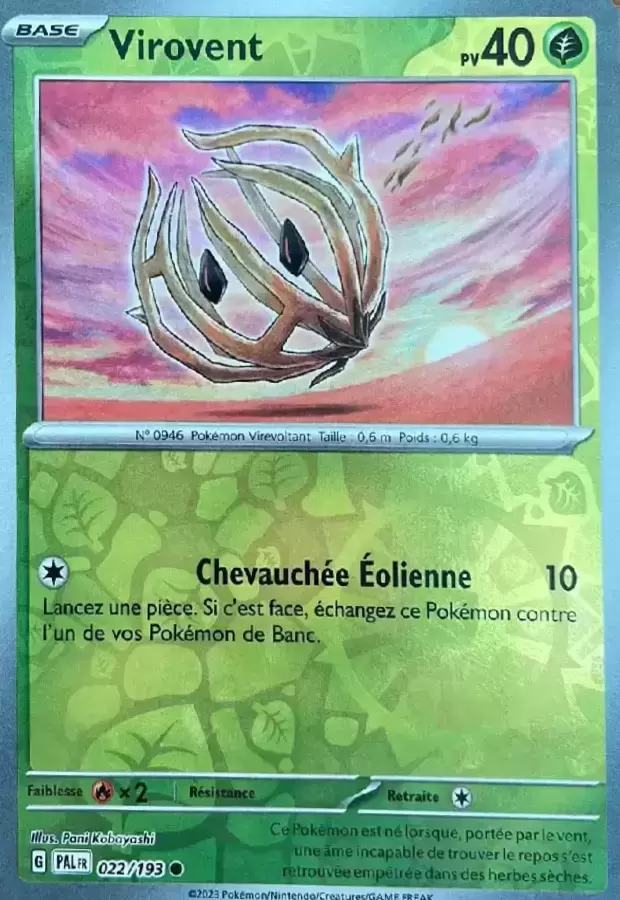 Evolutions à Paldea - PALFR - Virovent Reverse