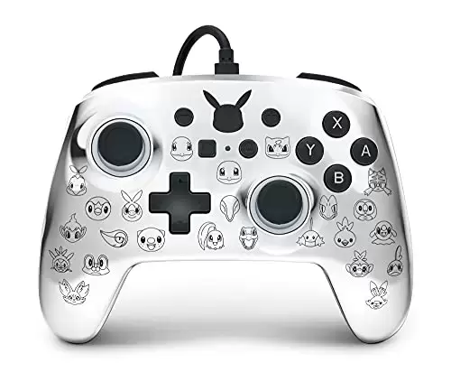 Nintendo Switch Stuff - Controller Pikachu - Black & Silver