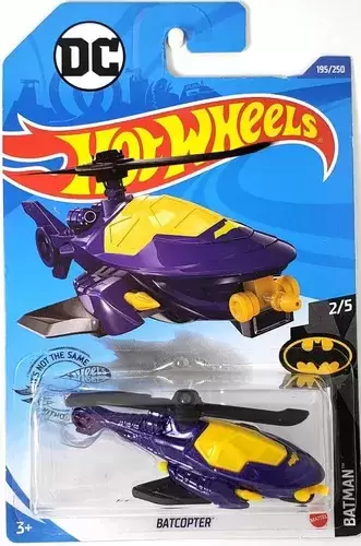 Mainline Hot Wheels - Batcopter (Purple) 2/5 GHF75 2020