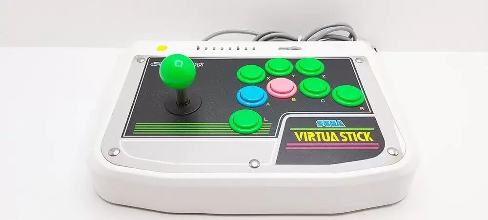Arcade Stick - SEGA Saturn Virtua Stick (Blanc)