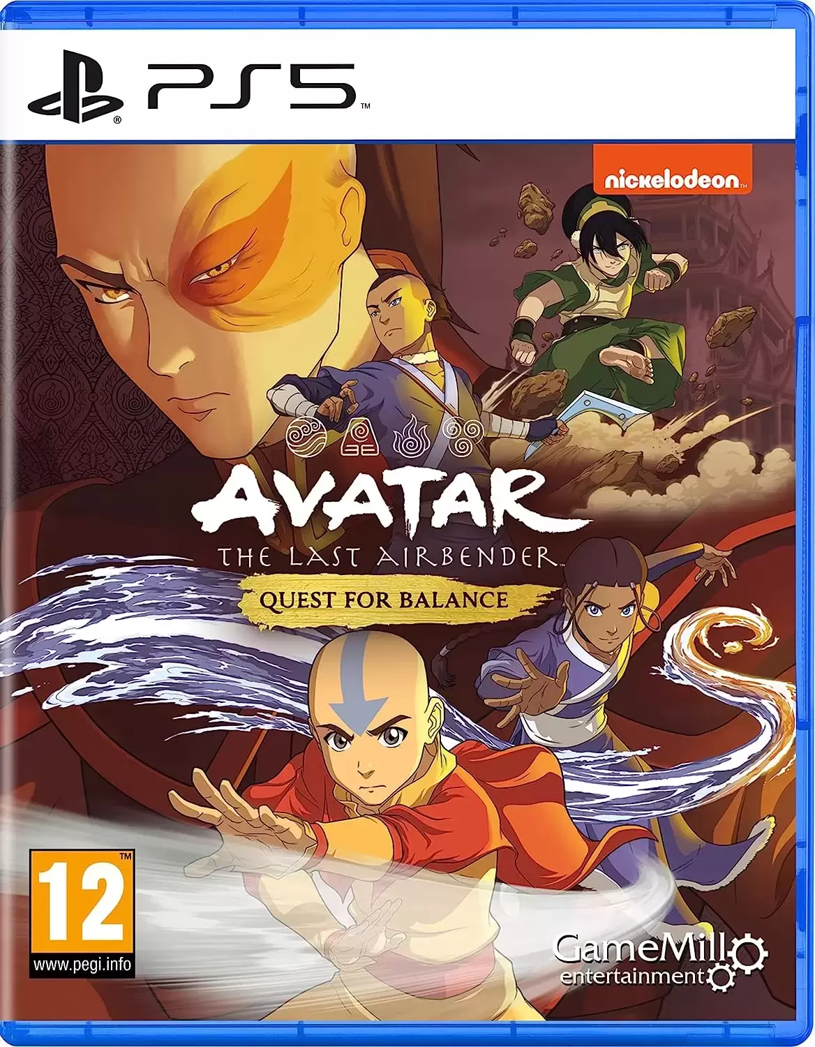 Avatar The Last Airbender : Quest For Balance - PS5 Games