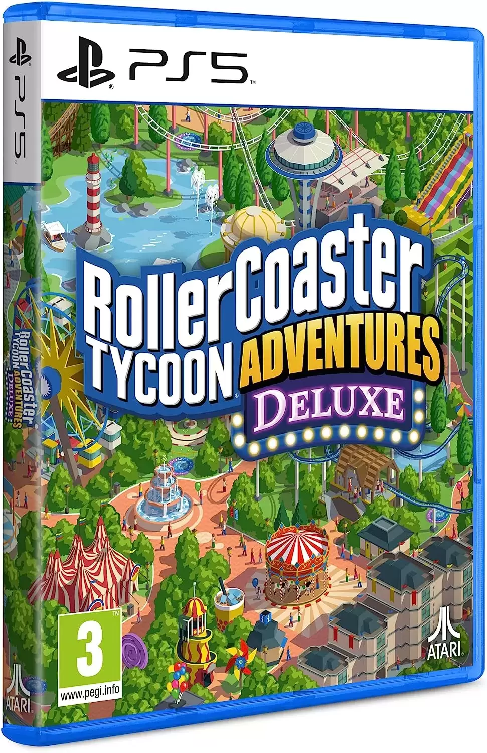 Jeux PS5 - Rollercoaster Tycoon Adventures Deluxe