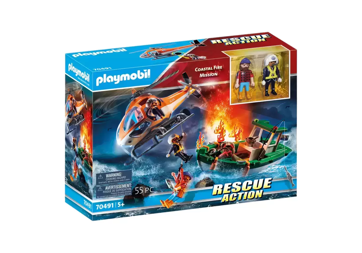  Playmobil Canyon Copter Rescue : Toys & Games