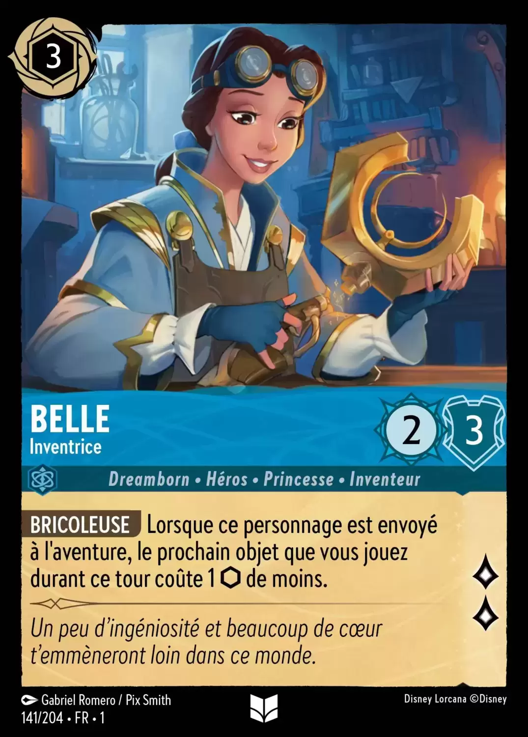 Premier chapitre - Belle - Inventrice