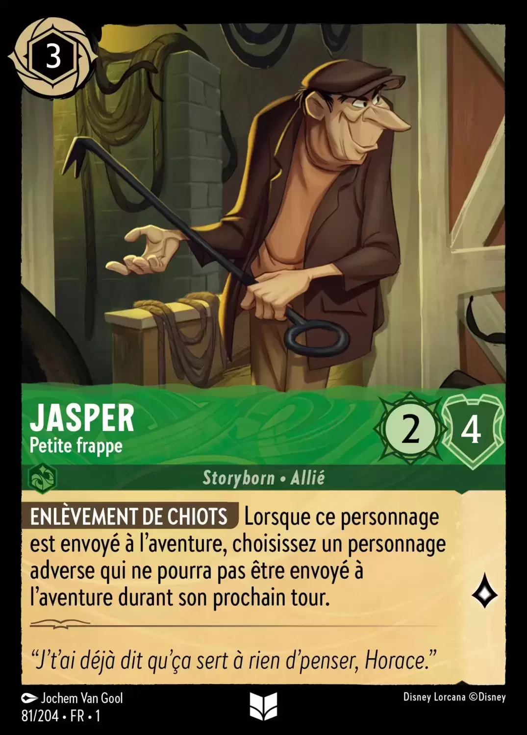 Premier chapitre - Jasper - Petite frappe