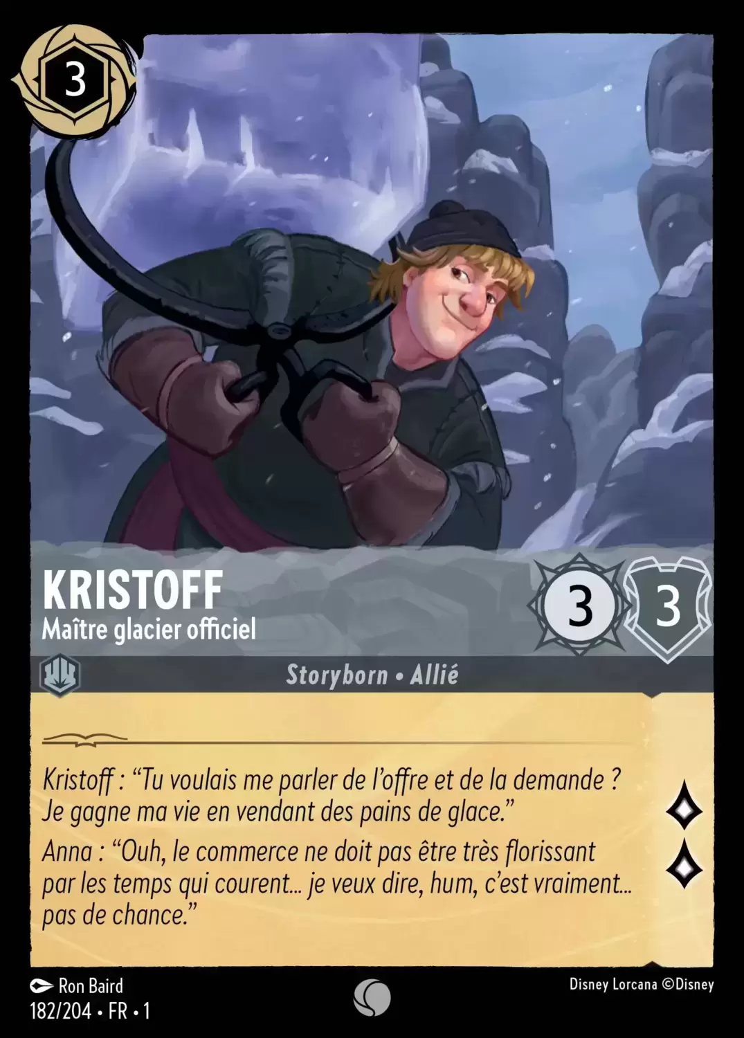 Premier chapitre - Kristoff - Maître glacier officiel