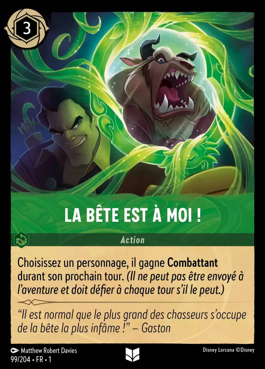 Premier chapitre - La bête est à moi !