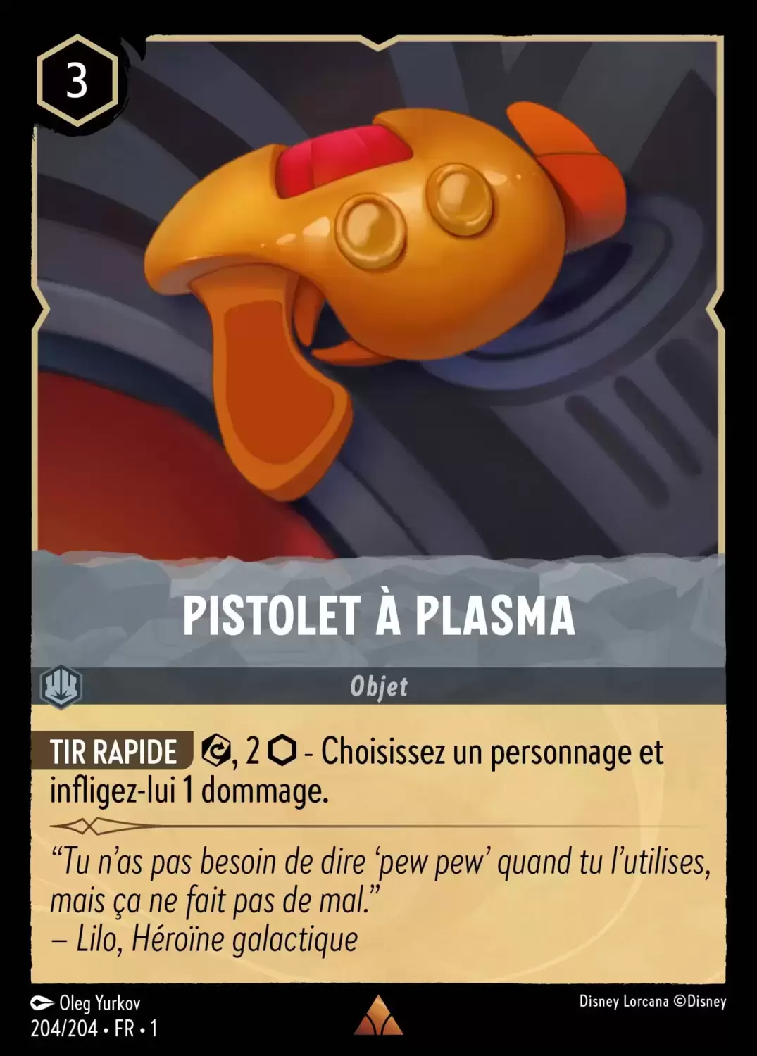 Premier chapitre - Pistolet à plasma
