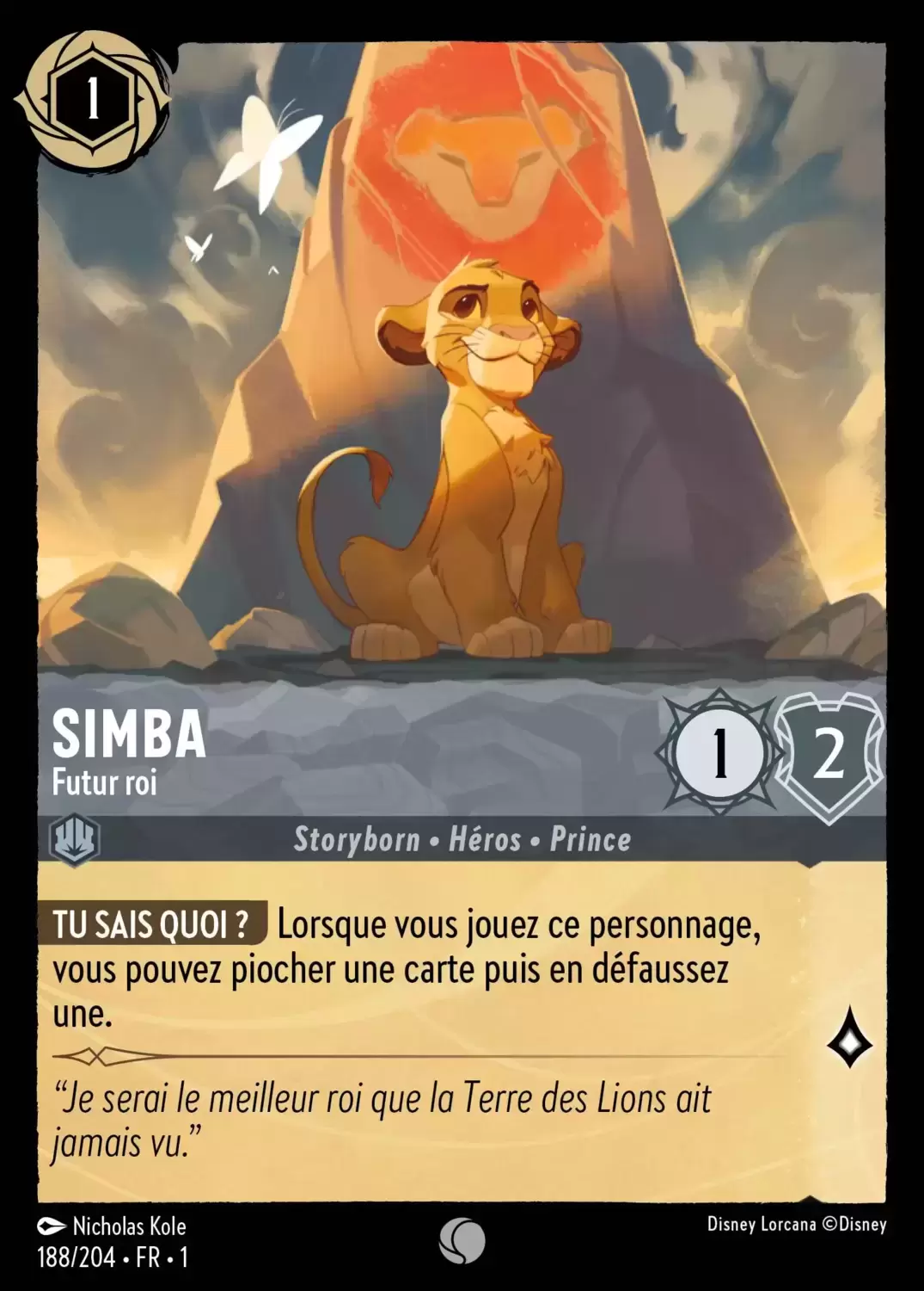 Premier chapitre - Simba - Futur roi