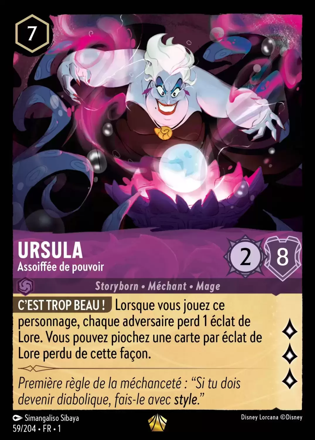 Premier chapitre - Ursula - Assoiffée de pouvoir