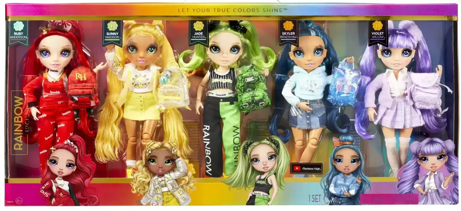 Rainbow Junior High Walmart Exclusive Fashion Doll Set - Rainbow High