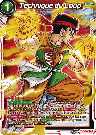 Rise of The Unison Warrior [BT10] - Technique du Loup