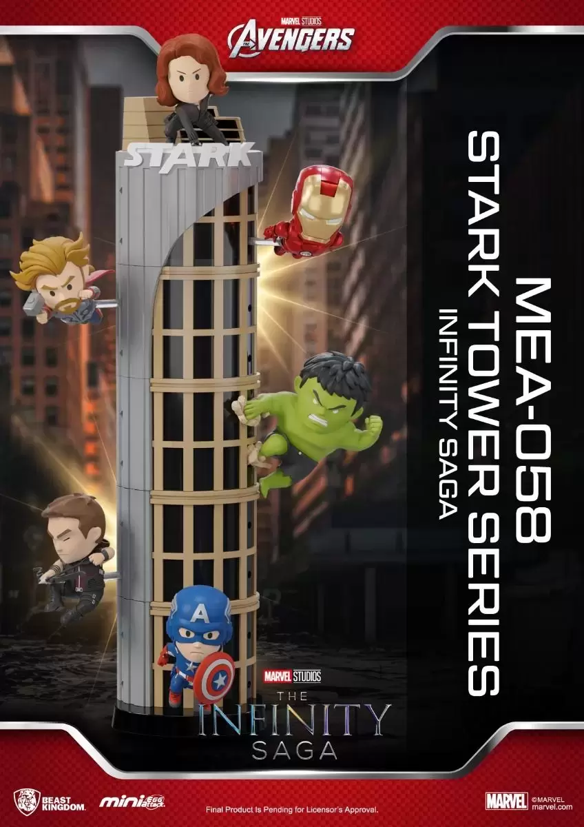 Mini Egg Attack - The Infinity Saga - Stark Tower Series Set (6PCS)