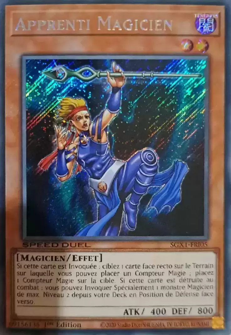 Speed Duel GX SGX1 - Apprenti Magicien Holographique