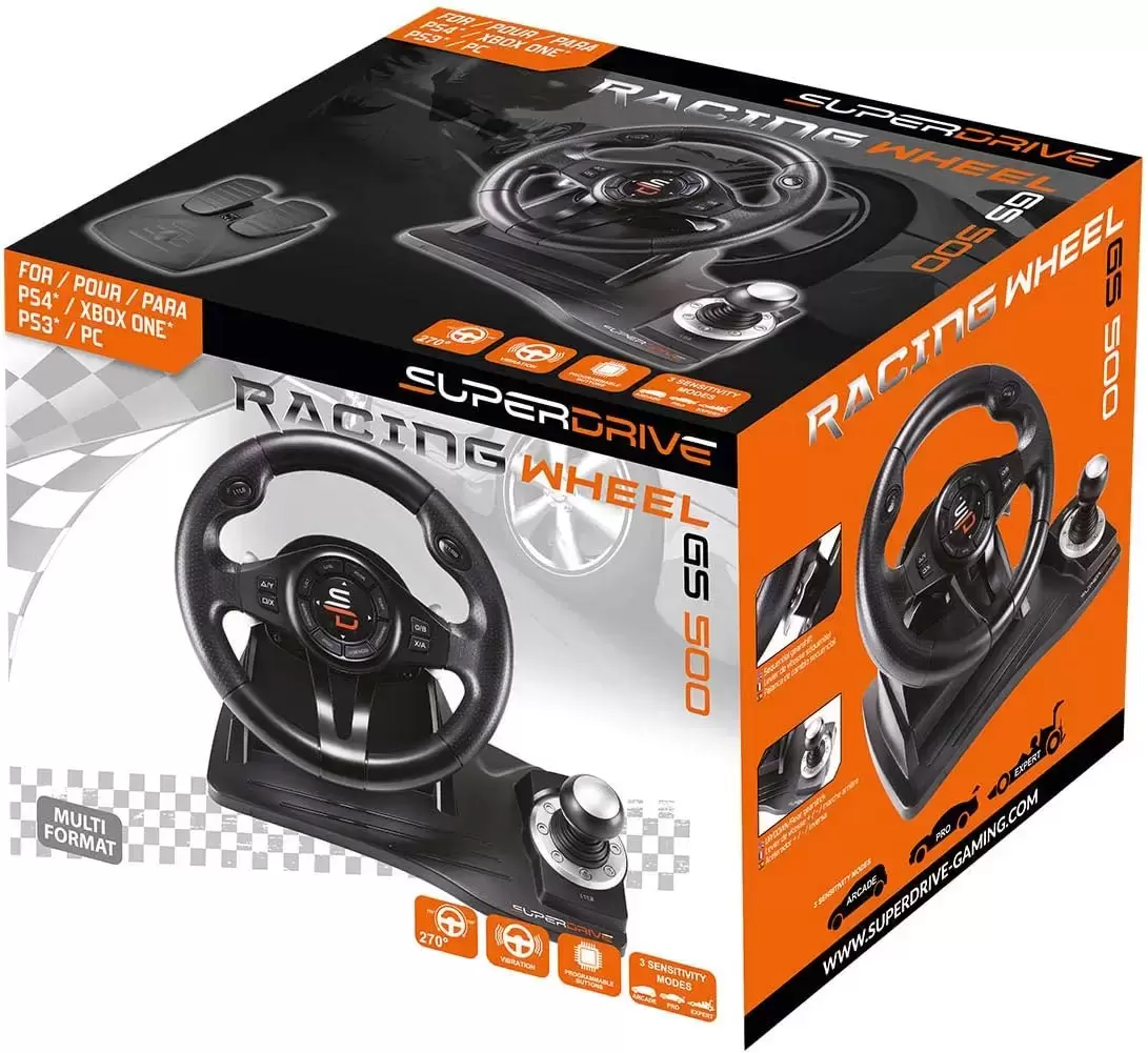  Superdrive SV450 racing steering wheel with Pedals and