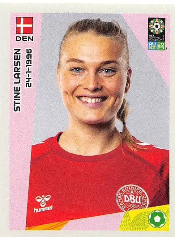 Danish soccer star Stine Larsen in images