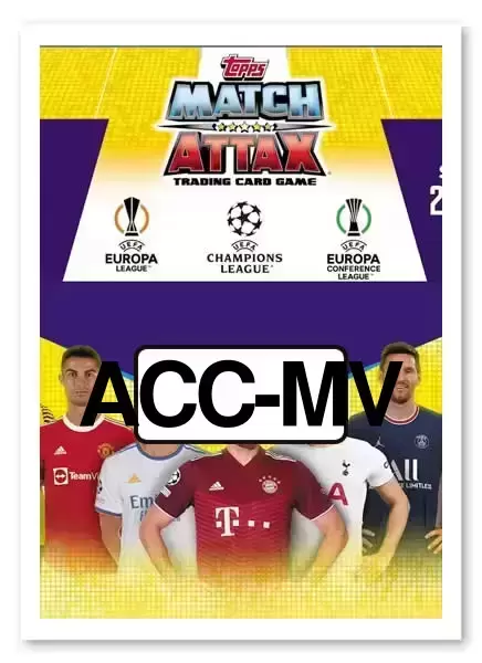 Match Attax UEFA Champions League 2022/2023 - Harry Maguire / Raphaël Varane - Manchester United