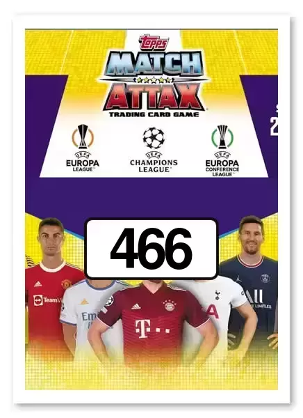 Match Attax UEFA Champions League 2022/2023 - Lionel Messi - Paris Saint-Germain