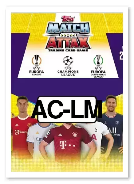 Match Attax UEFA Champions League 2022/2023 - Lionel Messi - Paris Saint-Germain