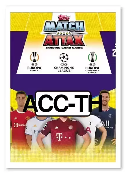 Match Attax UEFA Champions League 2022/2023 - Sandro Tonali / Theo Hernandez - AC Milan
